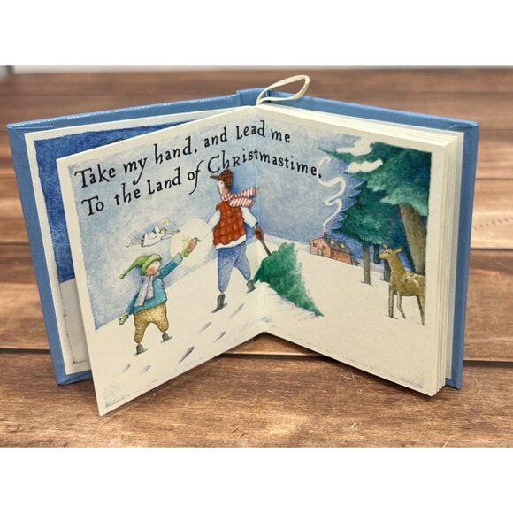 2001 HALLMARK ORNAMENT QX8282 THE LAND OF CHRISTMASTIME BOOK BY LINDA SICKMAN - Picture 7 of 13